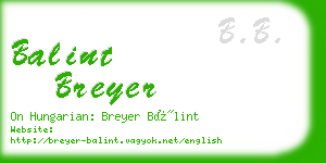 balint breyer business card